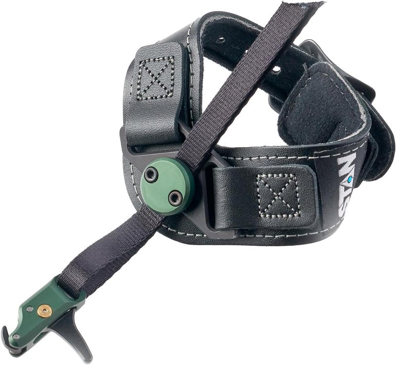 Stan SoleX Index Finger Archery Bowhunting Release - Buckle Wrist Strap Open Hook Trigger Aid with Single-Sear Design, Adjustable Length, Travel & Tension - Image 2